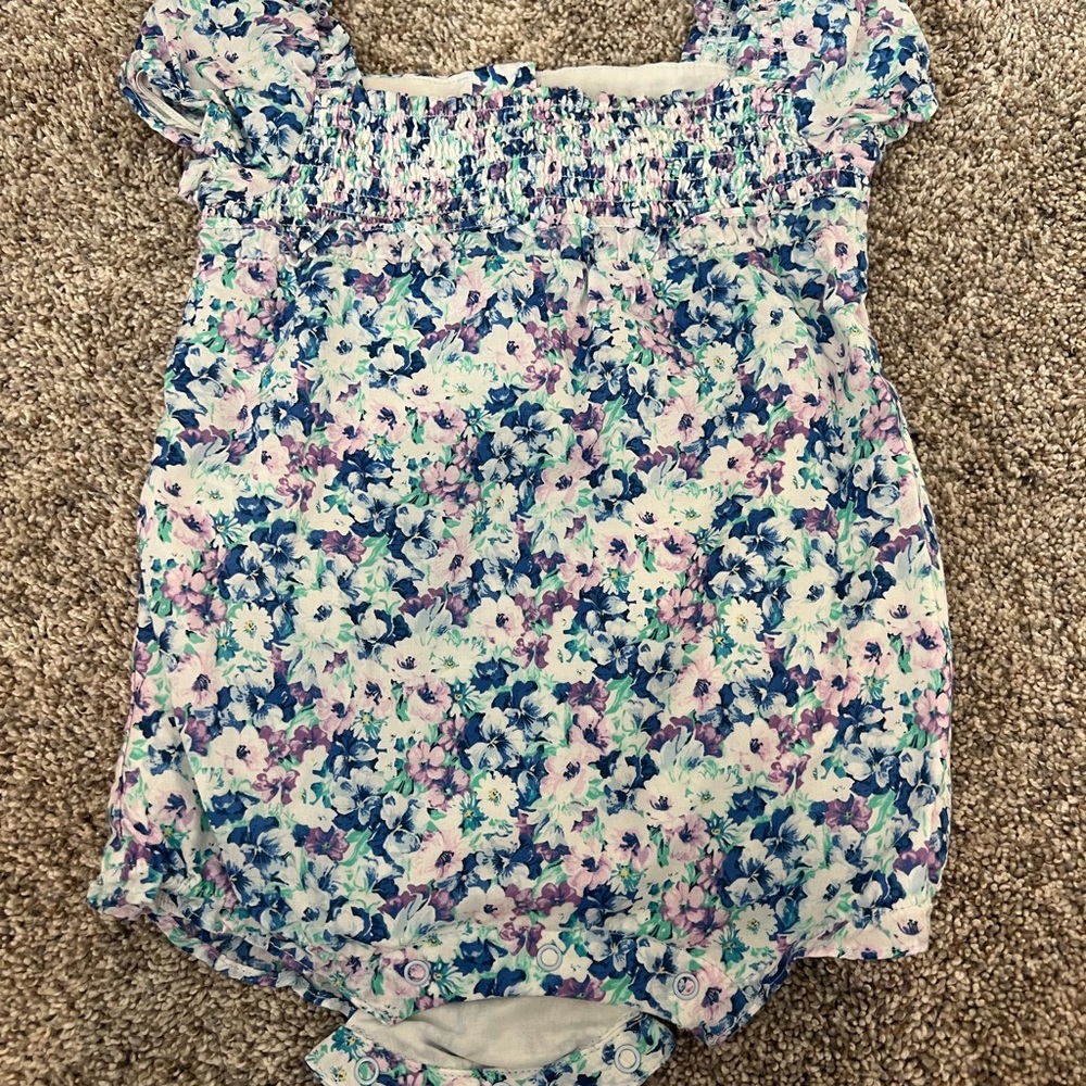Janie and Jack Smocked Bubble
